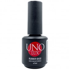 База для гель лака UNO Lux Rubber Base 15 мл