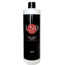 Uno Lux Nail Prep - знежирювач для нігтів, зняття липкого шару 3в1, 500 мл 