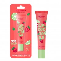 Бальзам для губ Parisa COSMETICS Lip Coctails - №1 (Клубничный Мохито)