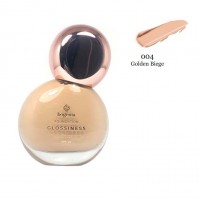Зволожуюча тональна основа Bogenia Glossiness BG600 - №4 (Golden Beige)