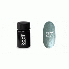 Гель-краска с блестками Kodi (Коди) 27 серебро, металлик.