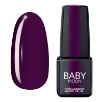 Гель-лак Baby Moon Burgundy 012 сливовый 6 мл