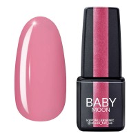 Гель-лак Baby Moon Dolce Rose 013 тёплый розовый 6 мл