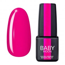Гель-лак Baby Moon Dolce Rose 015 ярко-розовый с малиновым отливом 6 мл