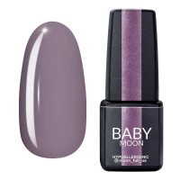 Гель-лак Baby Moon Lilac Train 026 серо-сиреневый 6 мл