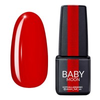 Гель-лак Baby Moon Red Chic 008 красно-оранжевый тёмный 6 мл