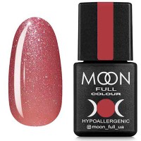 Гель-лак Moon Full 308 приглушенный розовый с шиммером 8 мл