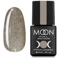Гель-лак Moon Full 329 серебристо-жемчужный шиммерный 8 мл