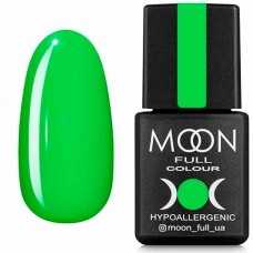Гель-лак Moon Full 633 ярко-зеленый 8 мл