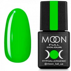 Гель-лак Moon Full Neon 702 салатовый яркий 8 мл