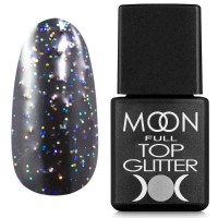 Топ Moon Full Top Glitter Rainbow №01 8 мл