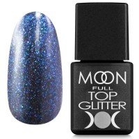Топ Moon Full Top Glitter Rainbow №04 8 мл