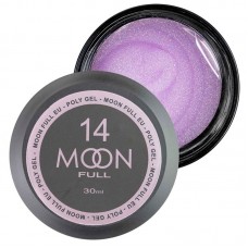 Полигель Moon Full молочный с розово-серебристым опаловым блеском 014 30 мл