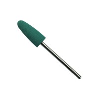 Силиконовая насадка для маникюра пуля длинная 824G зелёная
