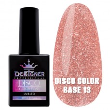 Світловідбивне базове покриття №13 (Абрикосовий), 9 мл. - Disco Color Base Дизайнер