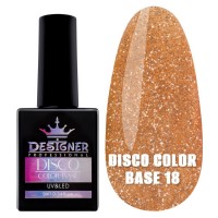 Светоотражающее базовое покрытие №18 (Оранжевый), 9 мл. - Disco Color Base Дизайнер