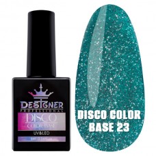 Світловідбивне базове покриття №22 (Блакитний), 9 мл. - Disco Color Base Дизайнер
