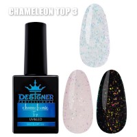 Топовое покрытие с поталью №3 - Chameleonic Top Дизайнер, 9 мл.