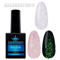 Топове покриття із поталлю №5 - Chameleonic Top Дизайнер, 9 мл.