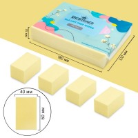 Безворсові серветки 700 шт. (Жовті) - Lint free wipes Дизайнер