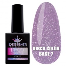Світловідбивне базове покриття №7 (Фуксія), 9 мл. - Disco Color Base Дизайнер