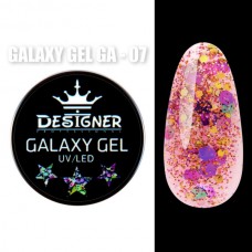 Galaxy Gel 10 мл., Дизайнер (Глітерний гель) - GA - 07