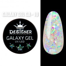 Galaxy Gel 10 мл., Дизайнер (Глітерний гель) - GA - 10