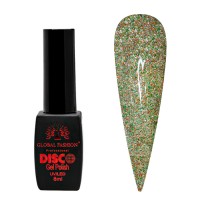 СВЕТООТРАЖАЮЩИЙ ГЕЛЬ-ЛАК GLOBAL FASHION DISCO GEL POLISH B02, 8 МЛ