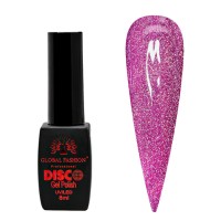 СВІТЛОВІДБИВНИЙ ГЕЛЬ-ЛАК GLOBAL FASHION DISCO GEL POLISH C04, 8 МЛ
